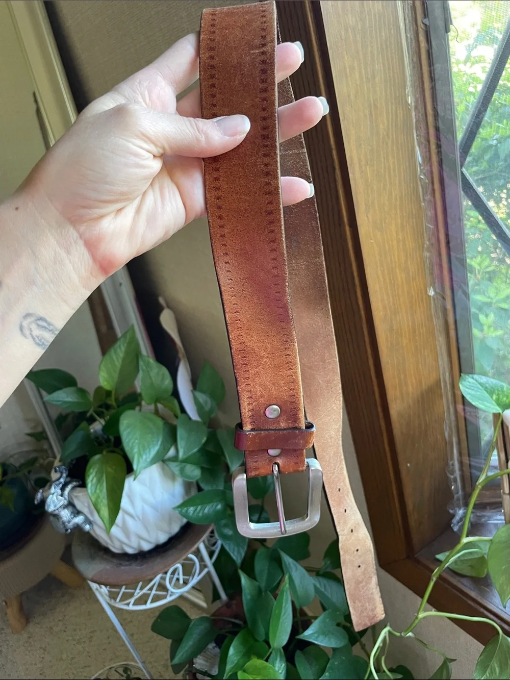 Columbia Genuine Leather Belt